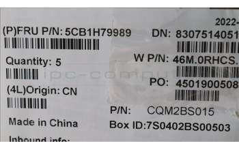 Lenovo 5CB1H79989 Tastatur inkl. Topcase ASM_HBW W 82R7 CG