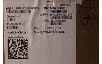 Lenovo 5CB1H80005 Tastatur inkl. Topcase ASM_UK W 82R7 SB BL