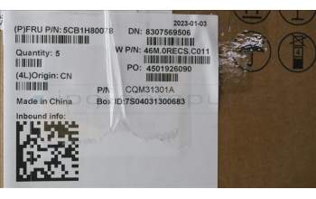 Lenovo 5CB1H80078 Tastatur inkl. Topcase spanisch W 82RA SG