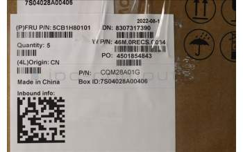 Lenovo 5CB1H80101 Tastatur inkl. Topcase ASM_CZE/SLK W 82RA SG