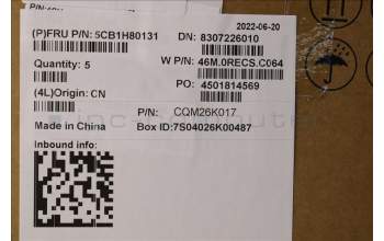 Lenovo 5CB1H80131 Tastatur inkl. Topcase schweiz W 82RA CG