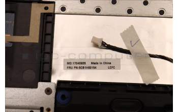 Lenovo 5CB1H80154 Tastatur inkl. Topcase ASM_CZE/SLK L82TU BU_BK