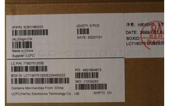 Lenovo 5CB1H80223 Tastatur inkl. TopcaseASM_FRA/ENGL82TVBU_BK_TEX