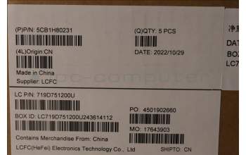 Lenovo 5CB1H80231 Tastatur inkl. Topcase ASM_JPN L82TV BU_BK_TEX