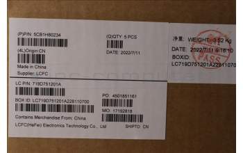 Lenovo 5CB1H80234 Tastatur inkl. TopcaseASM_NORDICL82TVBU_BK_TEX