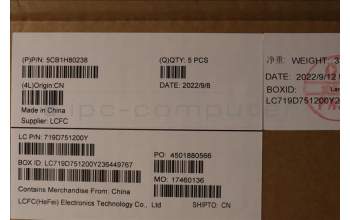 Lenovo 5CB1H80238 Tastatur inkl. Topcase spanisch L82TV BU_BK_TEX