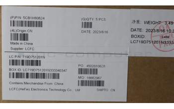 Lenovo 5CB1H80624 Tastatur inkl. Topcase ASM_UK L82TV IG_IMR