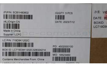 Lenovo 5CB1H80802 Tastatur inkl. Topcase deutsch L82RL NFP AB U