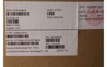 Lenovo 5CB1H80854 Tastatur inkl. Topcase spanisch L82RL NFP AG U