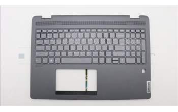 Lenovo 5CB1H80908 C-Cover with keyboard,US English Euro,Storm Grey