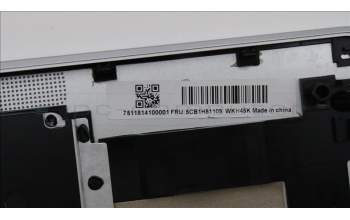 Lenovo 5CB1H81109 C-Cover with keyboard, Slovenian, Backlight