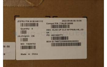 Lenovo 5CB1H81112 C-Cover with keyboard,Czech Slovakian,Backlight