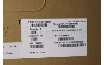 Lenovo 5CB1H82106 Tastatur inkl. TopcaseASM_GER C82SH StoBL