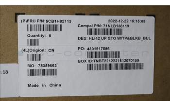 Lenovo 5CB1H82113 Tastatur inkl. TopcaseASM_BUL C82SH StoBL