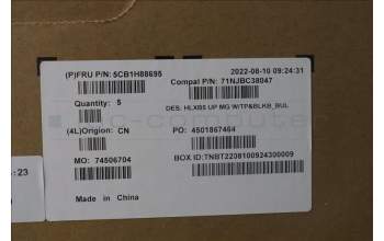 Lenovo 5CB1H88695 Tastatur inkl. Topcase ASM_BUL C21DL MGBL