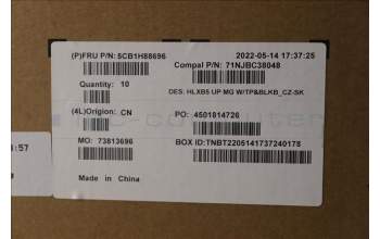 Lenovo 5CB1H88696 Tastatur inkl. Topcase ASM_CZE/SLK C21DL MGBL