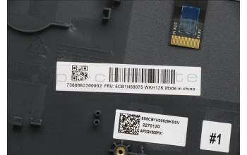 Lenovo 5CB1H88875 Tastatur inkl. Topcase ASM_ENG C82S9RGB BLA