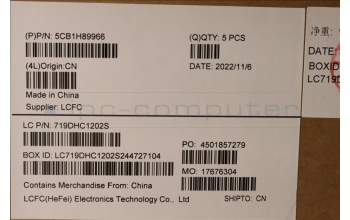 Lenovo 5CB1H89966 Tastatur inkl. Topcase ASM_LA SPA L82QD FPAB