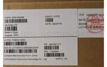 Lenovo 5CB1H92058 Tastatur inkl. Topcase deutsch L82QD NFPAB
