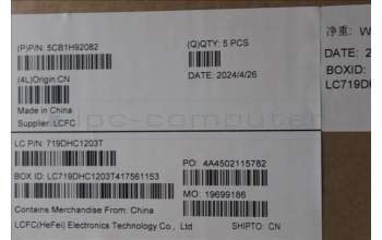 Lenovo 5CB1H92082 Tastatur inkl. Topcase ASM_BUL L82QD NFPCG