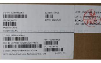 Lenovo 5CB1H92083 Tastatur inkl. Topcase ASM_CZE/SLK L82QD NFPCG