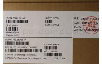 Lenovo 5CB1H92109 Tastatur inkl. Topcase ASM_UKR L82QD NFPCG