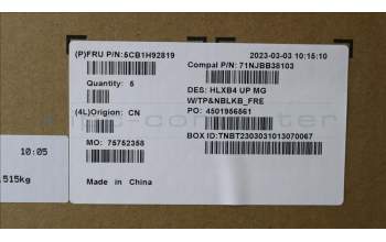 Lenovo 5CB1H92819 Tastatur inkl. Topcase ASM_FRA C21DK MGNBL