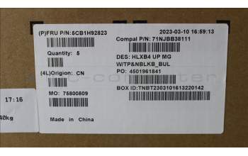 Lenovo 5CB1H92823 Tastatur inkl. Topcase ASM_BUL C21DK MGNBL