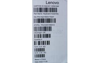 Lenovo 5CB1H95412 Tastatur inkl. Topcase ASM_GRE H 82SK CLGY UMA