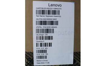 Lenovo 5CB1H95455 Tastatur inkl. Topcase ASM_RUS H 82SK STGY DIS