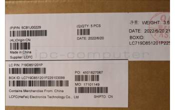 Lenovo 5CB1J00229 C-Cover with keyboard,Hungarian,Abyss Blue,Backlight,Fingerprint