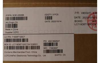 Lenovo 5CB1J00266 Tastatur inkl. TopcaseASM_LASPAL82SFFP_AB_BL_PC