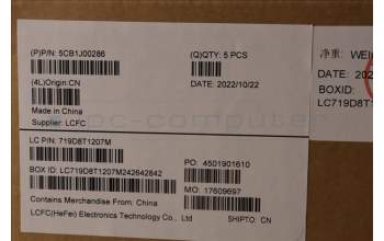 Lenovo 5CB1J00286 Tastatur inkl. Topcase ASM_FRAL82SFFP_AB_NB_ML