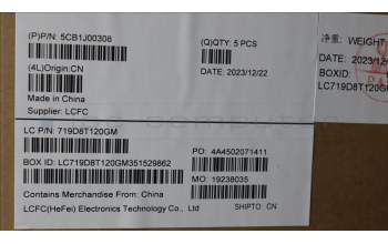 Lenovo 5CB1J00308 Tastatur inkl. Topcase ASM_UKL82SFFP_AB_NB_ML