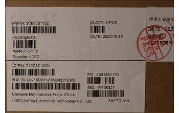 Lenovo 5CB1J01152 Tastatur inkl. Topcase ASM_HBWL82SFFP_SG_BL_ML