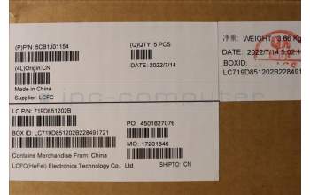 Lenovo 5CB1J01154 Tastatur inkl. Topcase ASM_HUNL82SFFP_SG_BL_ML