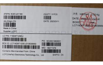 Lenovo 5CB1J01190 Tastatur inkl. Topcase ASM_KORL82SFFP_SG_BL_PC