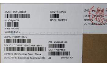 Lenovo 5CB1J01202 Tastatur inkl. Topcase ASM_UKRL82SFFP_SG_BL_PC