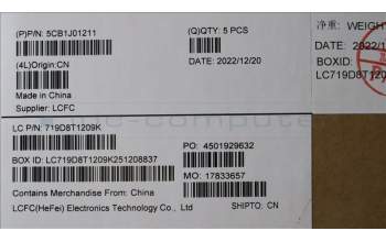 Lenovo 5CB1J01211 Tastatur inkl. Topcase ASM_FRAL82SFFP_SG_NB_ML