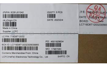 Lenovo 5CB1J01242 Tastatur inkl. Topcase ASM_FRAL82SFFP_SG_NB_PC