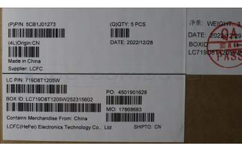 Lenovo 5CB1J01273 Tastatur inkl. Topcase ASM_FRAL82SFNF_AB_BL_PC