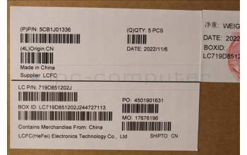 Lenovo 5CB1J01336 Tastatur inkl. Topcase ASM_FRAL82SFNF_CG_BL_PC