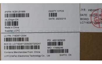 Lenovo 5CB1J01569 Tastatur inkl. Topcase ASM_PORL82SFNF_SG_NB_PC