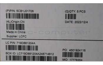 Lenovo 5CB1J01706 Tastatur inkl. Topcase ASM_ARA L82QC NFP_CG