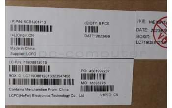 Lenovo 5CB1J01713 Tastatur inkl. Topcase ASM_FRA L82QC NFP_CG