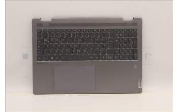 Lenovo 5CB1J01805 C-Cover with keyboard,German,Arctic Grey,FingerPrint
