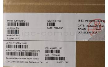 Lenovo 5CB1J01812 Tastatur inkl. Topcase schweiz L82QG FPAG