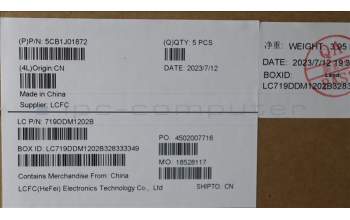 Lenovo 5CB1J01872 Tastatur inkl. Topcase ASM_POR L82QG NFPAG
