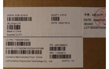 Lenovo 5CB1J01910 Tastatur inkl. Topcase ASM_THAI L82QG NFPSG