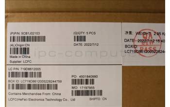 Lenovo 5CB1J02103 Tastatur inkl. Topcase ASM_FRA/ENG L82QE FPSG